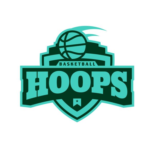 Hoops Basketball logo template 02 Miniatura