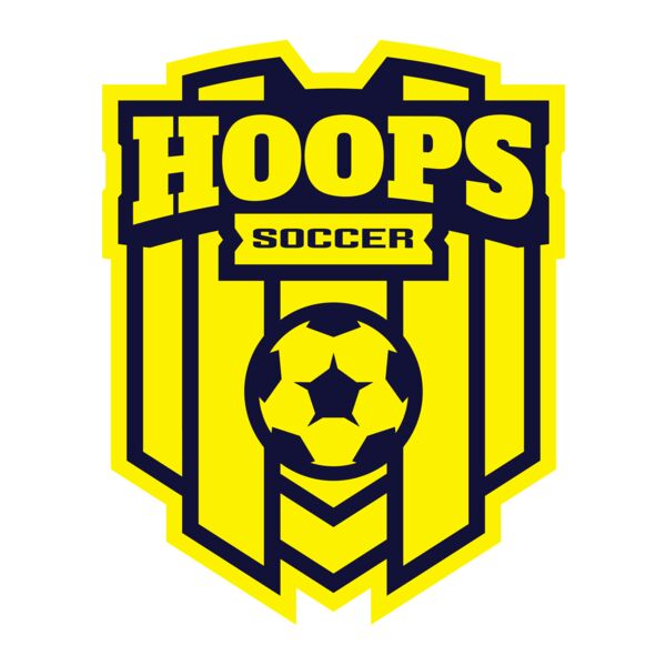 Hoops Soccer logo template Miniatura