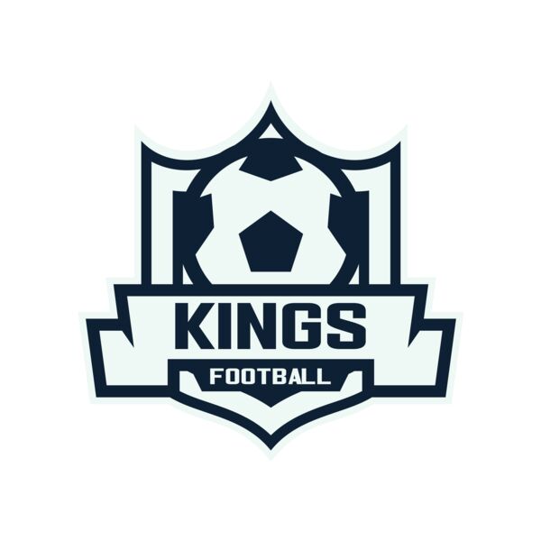 Kings Football logo template Miniatura